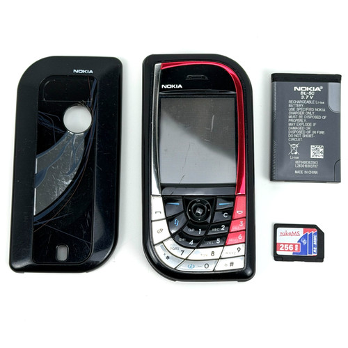 Nokia 7610 nero - rosso, e