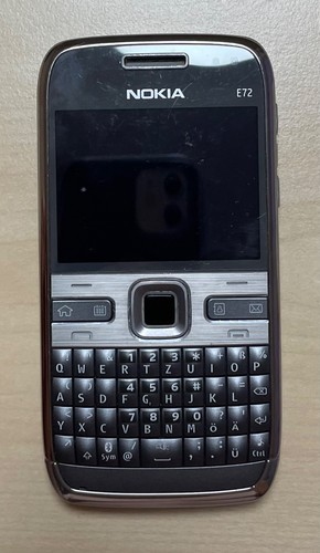 Nokia e72 metal grey qwertz - metal,